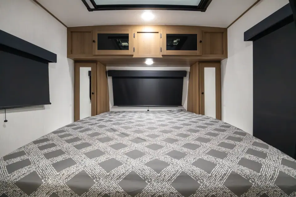 Apex Nano 190RBS 2026 — espace nuit (intérieur)