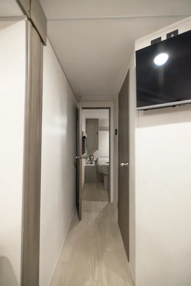 Viking 292TB 2026 — hallway to front bedroom (FR)